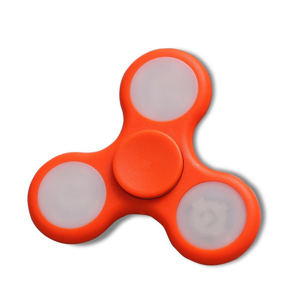 fidget spinner led spinner - orange - www.coverlabusa.com