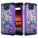 COVERLABUSA Diamond Soft Silicone Compatible for ZTE Majesty Pro Case, ZTE Majesty Pro Plus Case, ZTE Tempo Case, Protective Hybrid Cover with for ZTE Z799VL - Rainbow