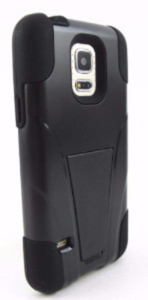 samsung galaxy s5 case with kickstand - black - www.coverlabusa.com
