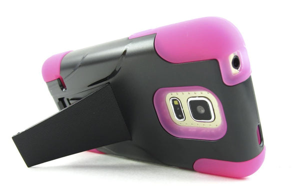 samsung galaxy s5 case with kickstand - hot pink - www.coverlabusa.com