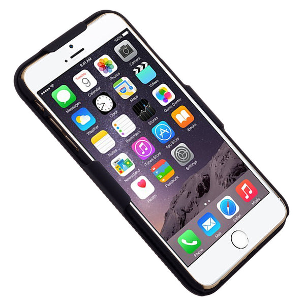 iPhone 6S / 6 combo holster shell case - bk - www.coverlabusa.com
