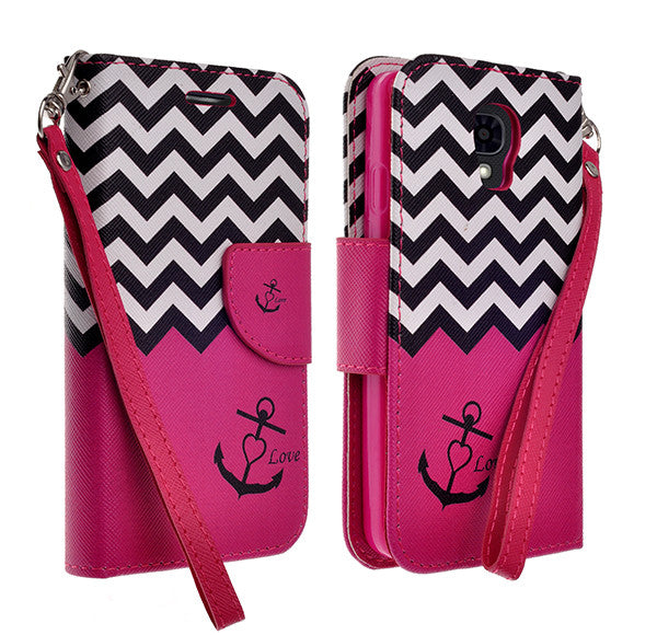 lg volt wallet case - hot pink anchor - www.coverlabusa.com