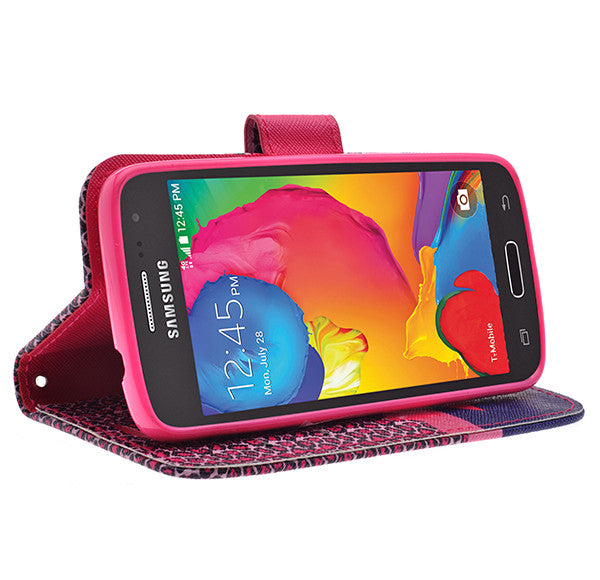 galaxy avant wallet case - cheetah prints - www.coverlabusa.com