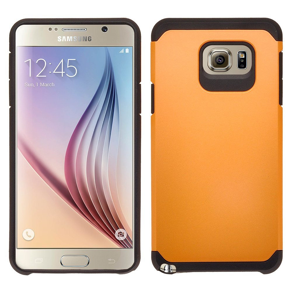 samsung galaxy note 5 case - orange hybrid - www.coverlabusa.com