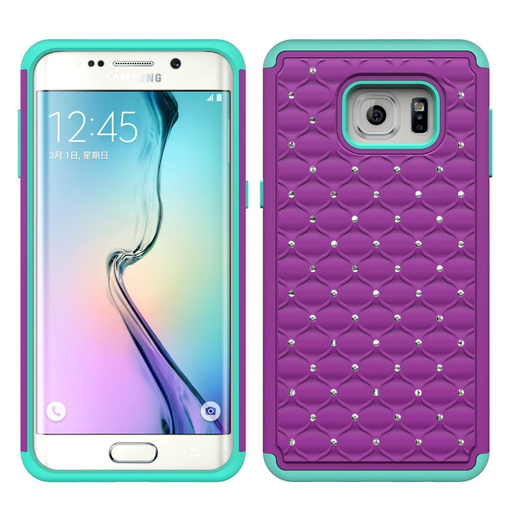 samsung note 5 case - diamond hybrid - purple - www.coverlabusa.com