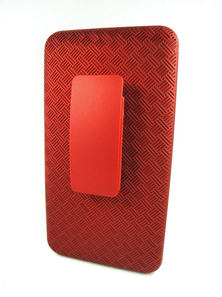 Samsung Galaxy Note 3 Holster Shell Clip Case - www.coverlabusa.com - red
