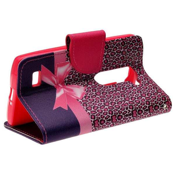 LG G Stylo Case, LG G Vista 2 Case Leather Wallet Case - Cheetah Prints - www.coverlabusa.com