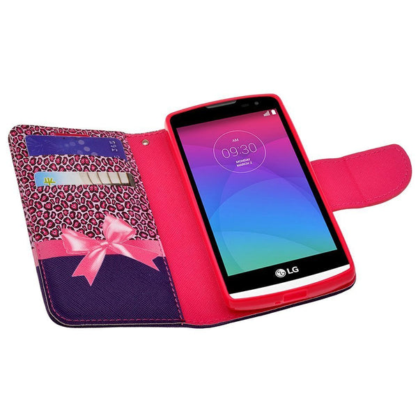 LG G Stylo Case, LG G Vista 2 Case Leather Wallet Case - Cheetah Prints - www.coverlabusa.com