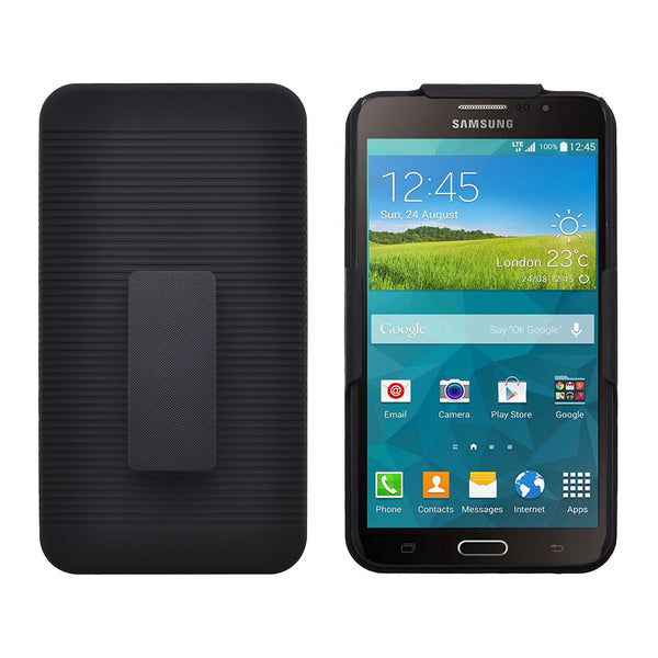 galaxy mega 2 combo holster shell case - bk - www.coverlabusa.com