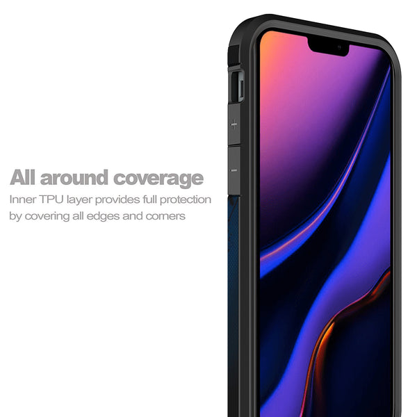 apple iphone 12 pro max hybrid case - blue butterfly - www.coverlabusa.com