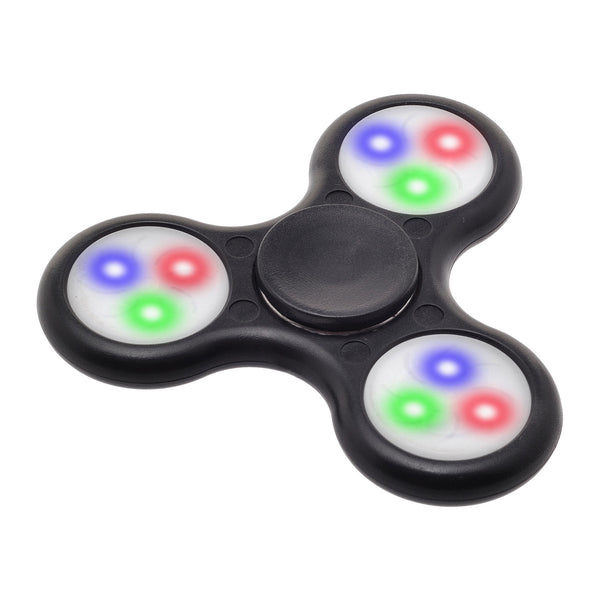 LED fidget spinner hand toy - black - www.coverlabusa.com