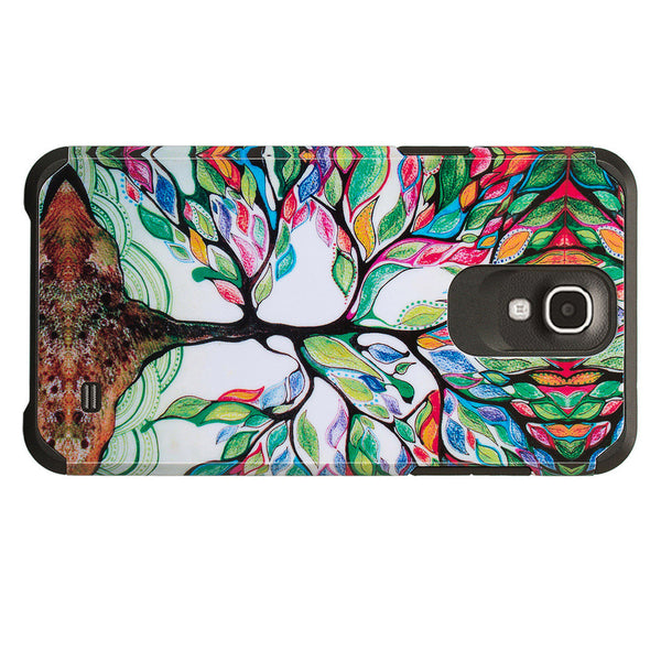 samsung galaxy mega2 hybrid case - colorful tree - www.coverlabusa.com
