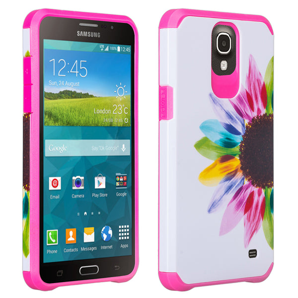 samsung galaxy mega 2 hybrid case - vivid sunflower - www.coverlabusa.com