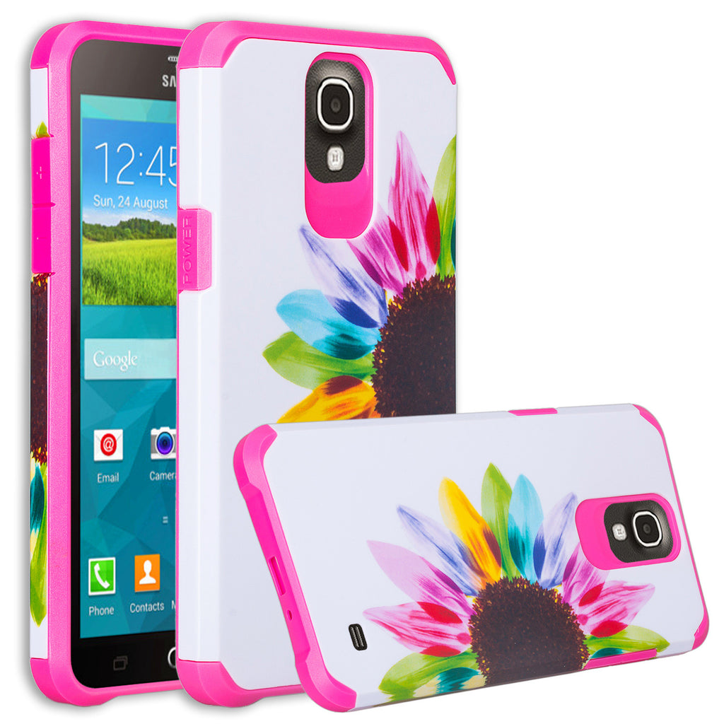 samsung galaxy mega 2 hybrid case - vivid sunflower - www.coverlabusa.com