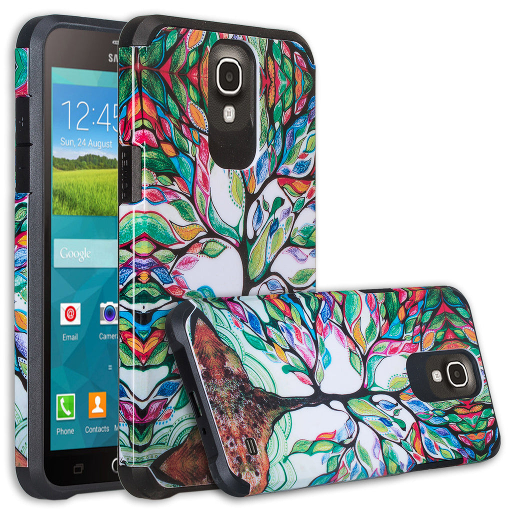 samsung galaxy mega2 hybrid case - colorful tree - www.coverlabusa.com