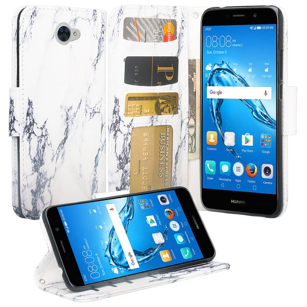 Huawei Ascend XT 2 Wallet Case - Marble - www.coverlabusa.com