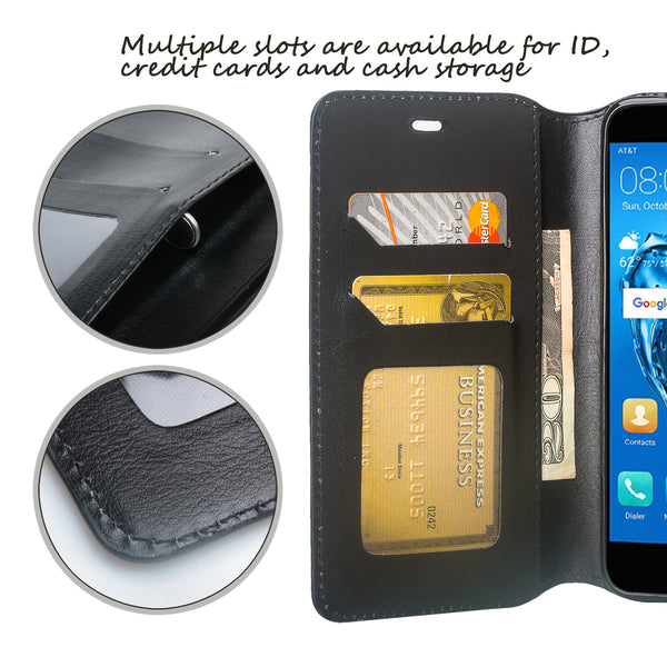 Huawei Ascend XT 2 Wallet Case - black - www.coverlabusa.com