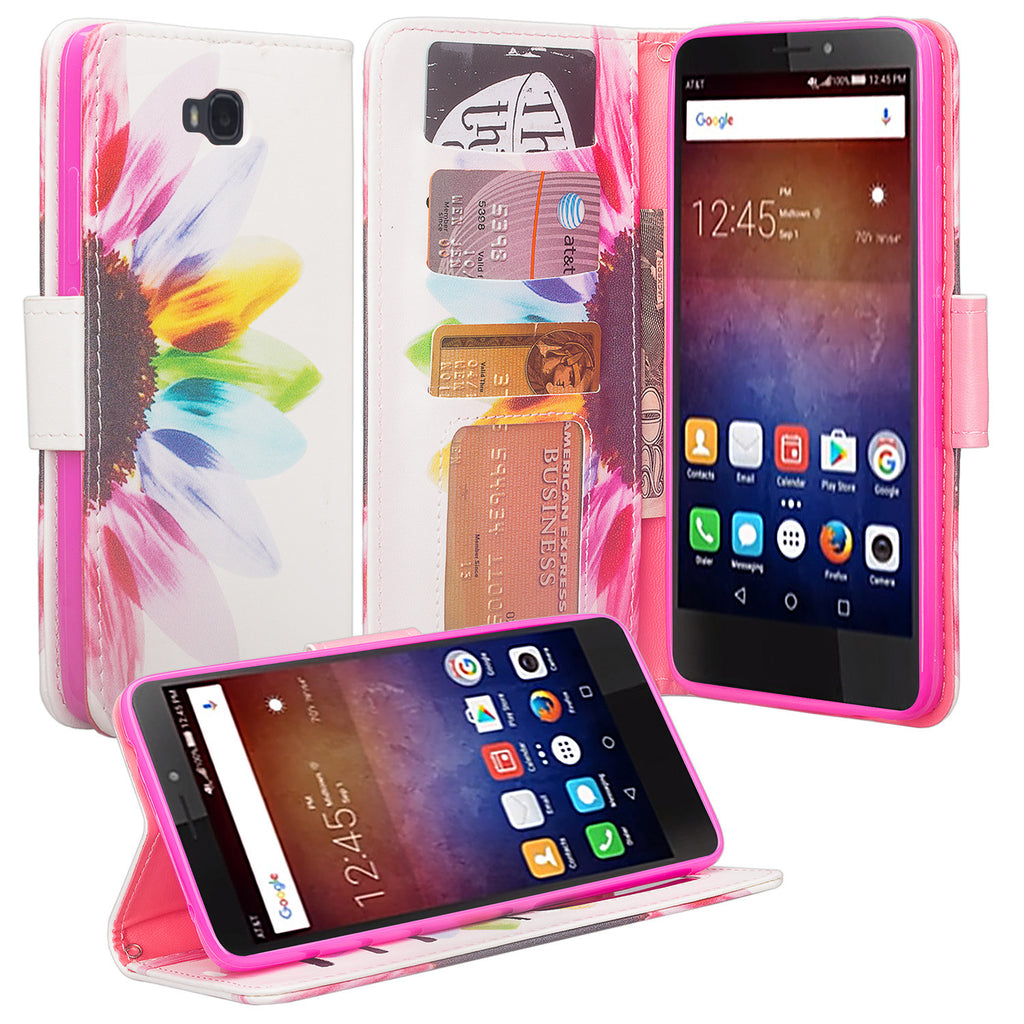 huawei ascend xt leather wallet case - vivid sunflower - www.coverlabusa.com