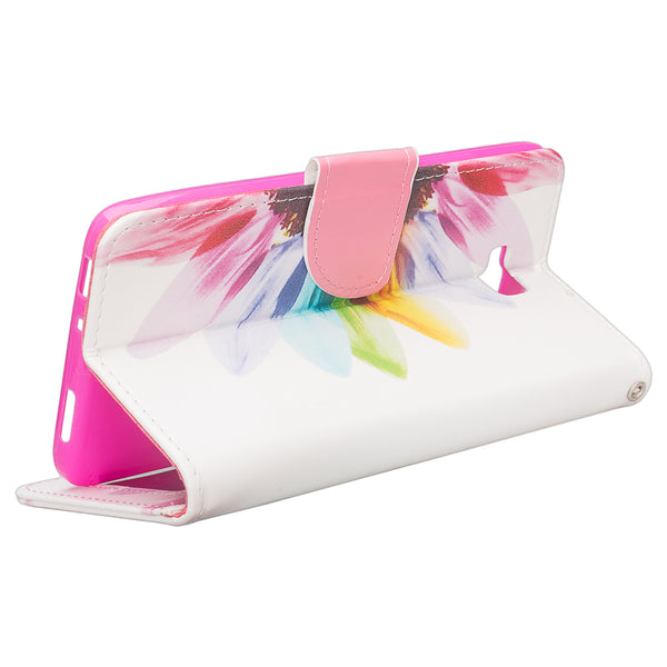 huawei ascend xt leather wallet case - vivid sunflower - www.coverlabusa.com