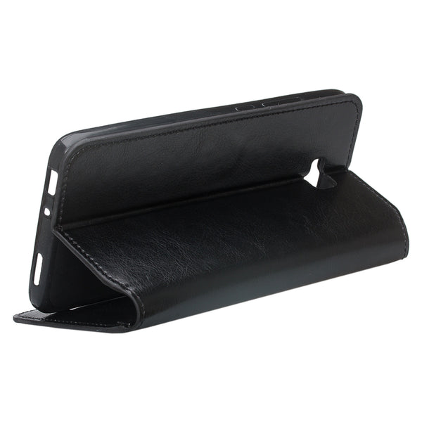 huawei ascend xt leather wallet case - black - www.coverlabusa.com