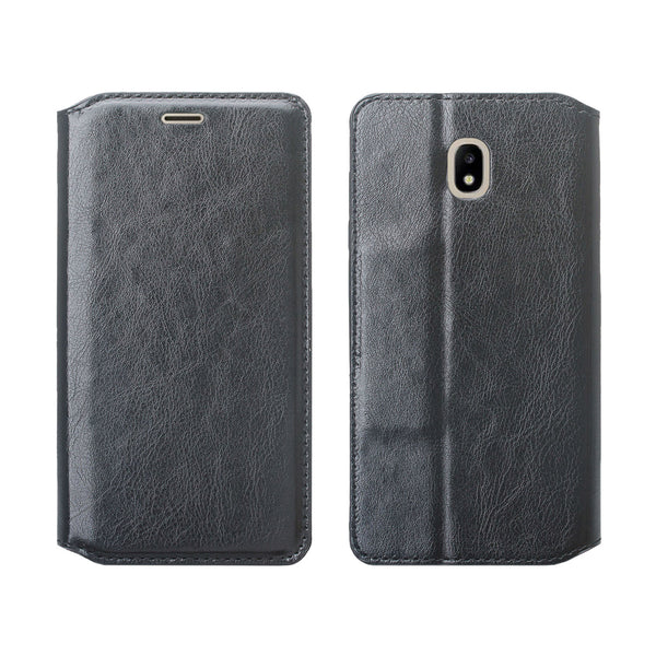 Samsung Galaxy J3 2018 Wallet Case - black - www.coverlabusa.com