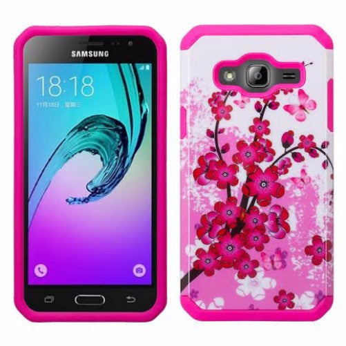 Galaxy J3/J3V | Express Prime | Sky | Amp Prime | Sol | Hybrid Case - Cherry Blossom - coverlabusa.com