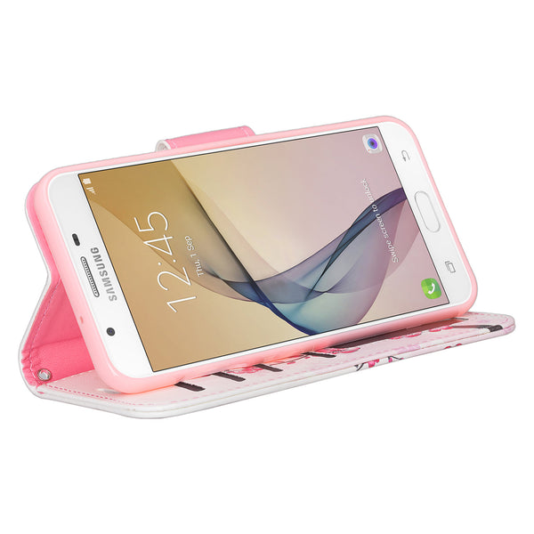 Samsung J7(2017), J7 Sky Pro, J7 V, J7 Perx Wallet Case - cherry blossom - www.coverlabusa.com
