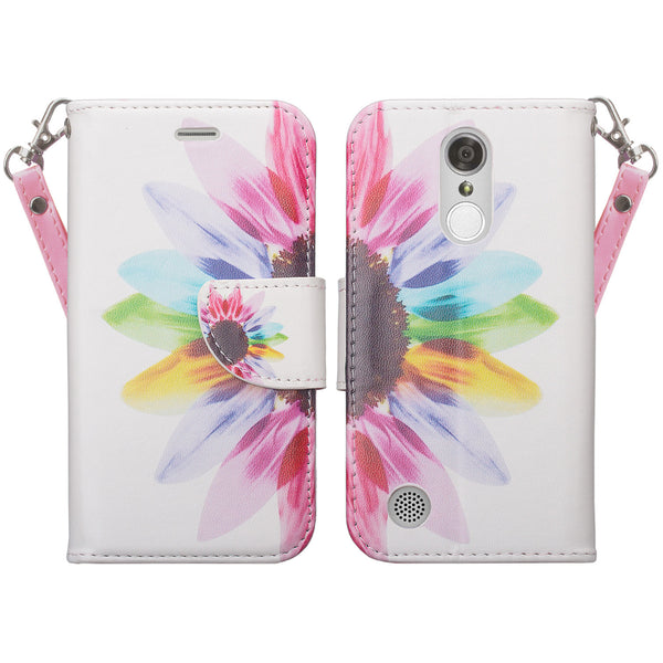 LG K4 (2017) | Fortune | Phoenix 3 | LV1 | M150  leather wallet case - vivid sunflower - www.coverlabusa.com