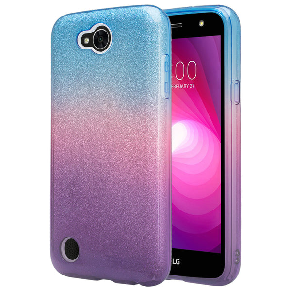 lg x power 2 glitter case - blue - www.coverlabusa.com