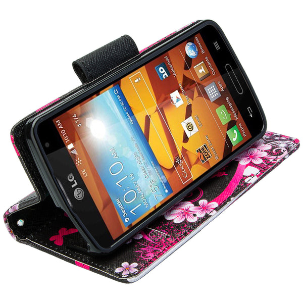 lg volt wallet case - heart butterflies - www.coverlabusa.com