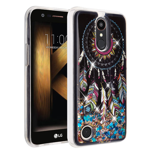LG Aristo | K8 (2017) | Phoenix 3 | K4 2017 liquid sparkle quicksand case - dream catcher - www.coverlabusa.com