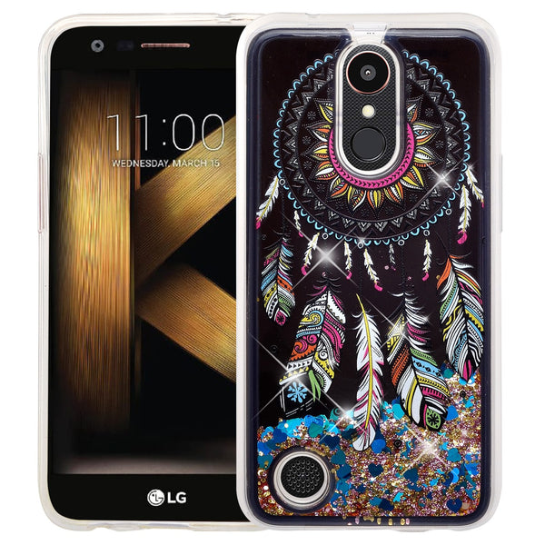 LG Aristo | K8 (2017) | Phoenix 3 | K4 2017  liquid sparkle quicksand case - dream catcher - www.coverlabusa.com