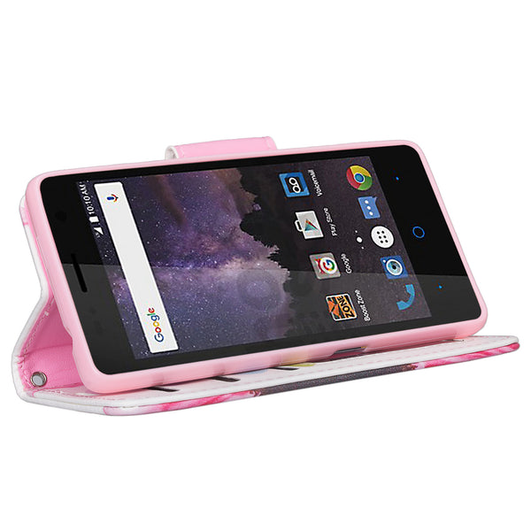 zte tempo case, wallet - vivid sunflower - www.coverlabusa.com