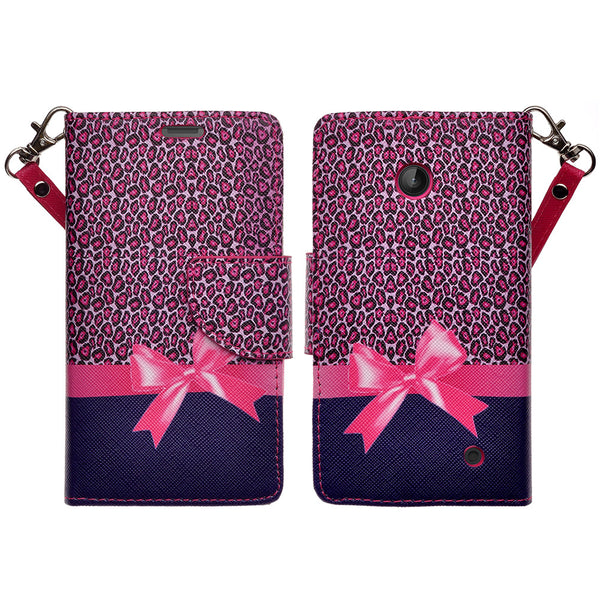 Nokia Lumia 635 Wallet Case - cheetah prints - www.coverlabusa.com