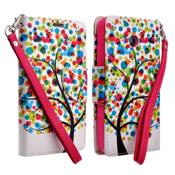 Nokia Lumia 635 Wallet Case - 4 season tree - www.coverlabusa.com