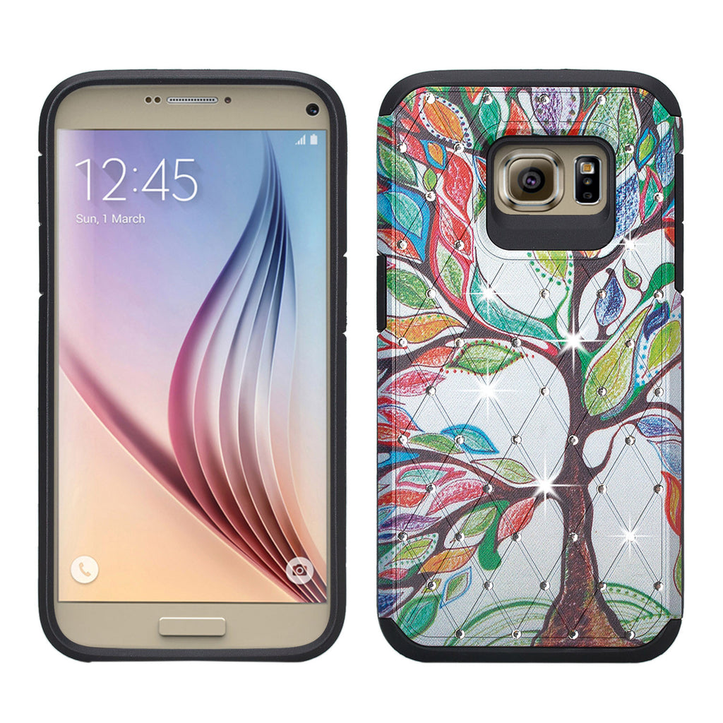 Galaxy s7 hybrid diamond - tree - www.coverlabusa.com