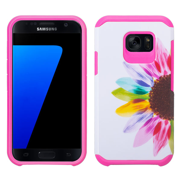 samsung galaxy s7 active hybrid case - vivid sunflower - www.coverlabusa.com
