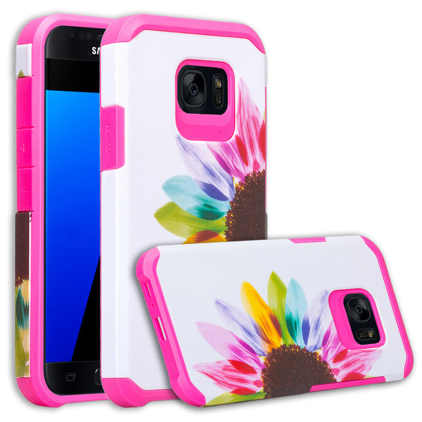 samsung galaxy s7 active hybrid case - vivid sunflower - www.coverlabusa.com
