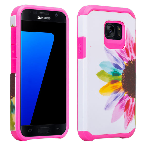 samsung galaxy s7 active hybrid case - vivid sunflower - www.coverlabusa.com