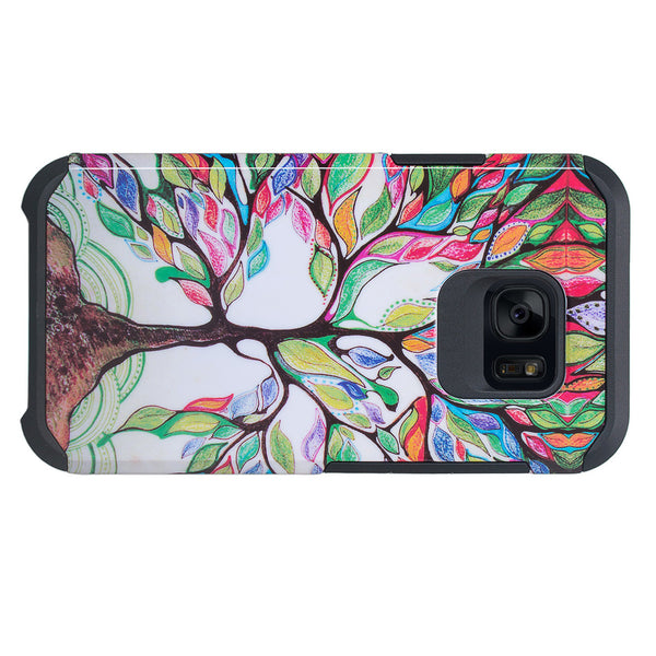 samsung galaxy s7 active hybrid case - colorful tree - www.coverlabusa.com