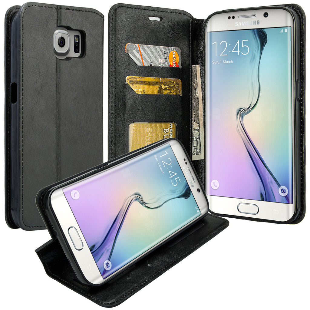 samsung galaxy S7 cover, galaxy S7 wallet case - Black - www.coverlabusa.com