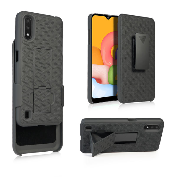 samsung galaxy a01 holster shell combo case - www.coverlabusa.com