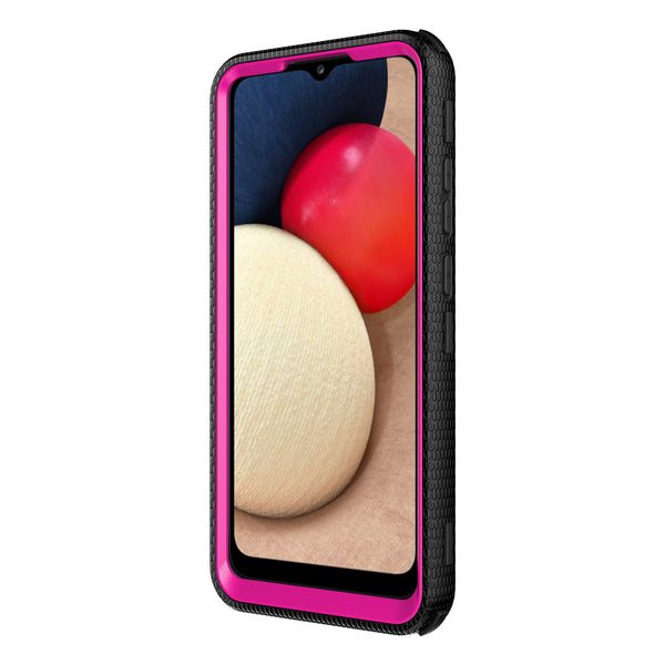 samsung galaxy a32 5g heavy duty holster case - hot pink - www.coverlabusa.com