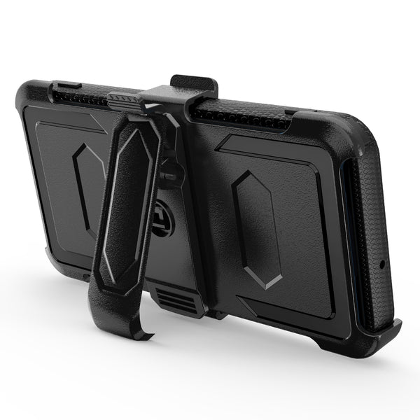 samsung galaxy a32 5g heavy duty holster case - black - www.coverlabusa.com