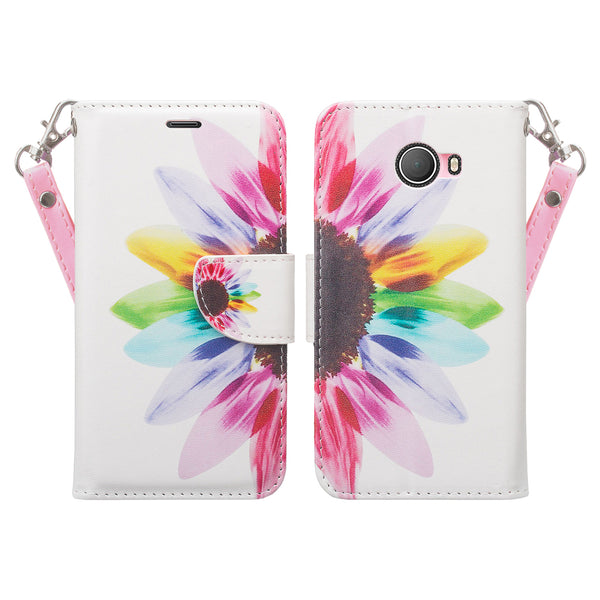 alcatel fierce xl2 wallet case - vivid sunflower - www.coverlabusa.com