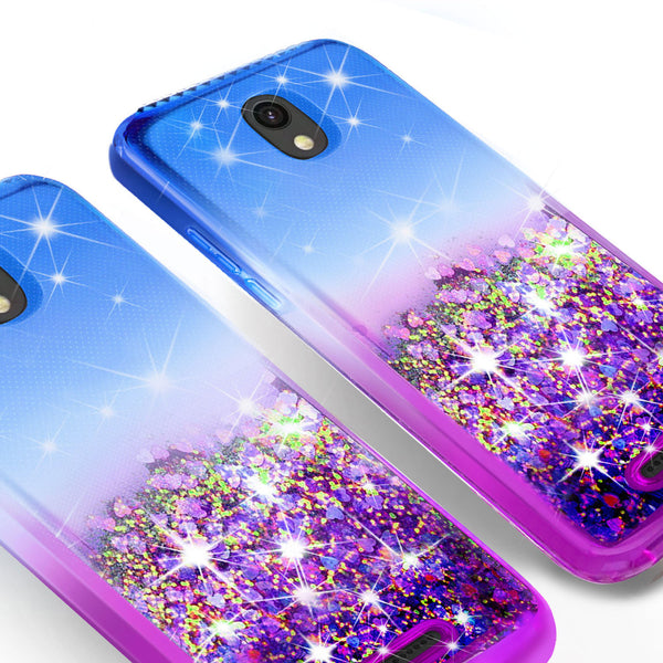 glitter phone case for alcatel insight - blue/purple gradient - www.coverlabusa.com