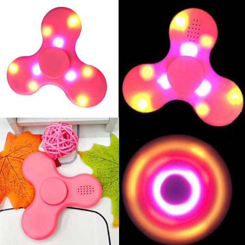 bluetooth fidget spinner pink led - www.coverlabusa.com