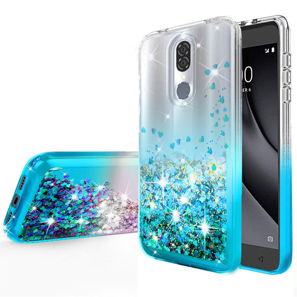 clear liquid phone case for coolpad legacy - teal - www.coverlabusa.com
