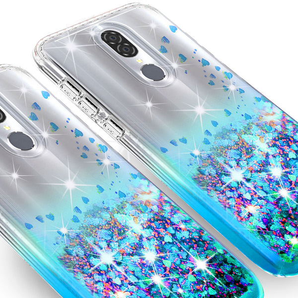 clear liquid phone case for coolpad legacy - teal - www.coverlabusa.com