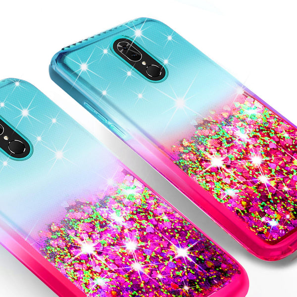 glitter phone case for coolpad legacy - teal/pink gradient - www.coverlabusa.com